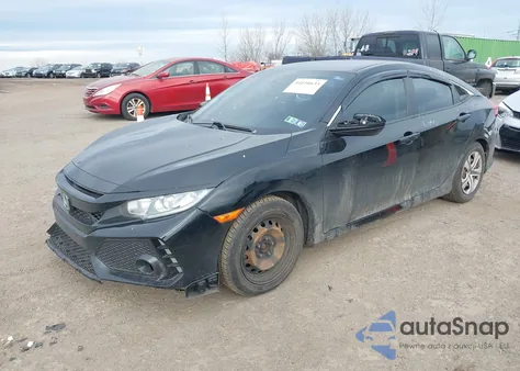 2018 Honda Civic Lx из США, поврежденный, VIN 2HGFC2F51JH508086